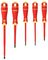 B220.015 - VDE Insulated Slotted & Pozidriv Screwdriver Set, 5 Piece