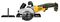 DCS571N-XJ - 115mm 18V XR Li-Ion Cordless Compact Circular Saw - Bare Unit