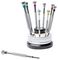 PSD1087 - Precision Screwdriver Set with Revolving Stand, 9 Piece