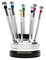 PSD1087 - Precision Screwdriver Set with Revolving Stand, 9 Piece