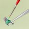 PTW1128 - 160mm Reverse Action Tweezers, Curved Tips