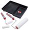 ARRT009 - 9" x 1.75" & 4" Medium Pile Lint Free Ice Fusion Paint Roller Decorating Kit, 6 Piece
