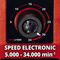TE-MT 18/34 LI SOLO - Power X-Change 18V Li-Ion Cordless Grinding & Engraving Tool Set - Bare Unit