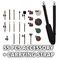 TE-MT 18/34 LI SOLO - Power X-Change 18V Li-Ion Cordless Grinding & Engraving Tool Set - Bare Unit