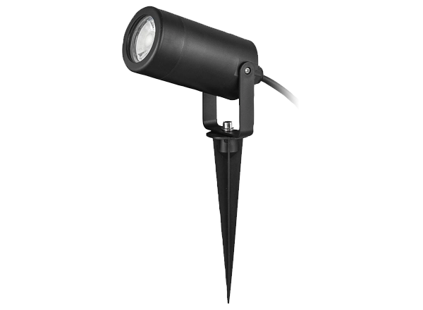 Outdoor Spike Light, GU10, Black