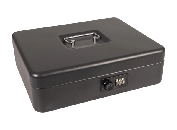12in Cash Box Safe with Combination Lock