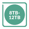8TB - 12TB