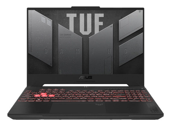 TUF Gaming A15 Laptop with GeForce RTX 4050 Graphics Card 15.6in IPS Full HD Octa Core AMD Ryzen 5 8GB RAM 512GB SSD Win 11 Home
