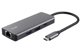 Dalyx 6-in-1 Multiport USB-C Hub with USB / HDMI / LAN