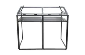 Portable DJ Stand 130cm with White Cloth & Bag