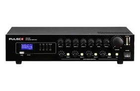 4 Zone 240W 100V PA Mixer Amplifier with USB/SD Media player