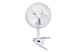 6in Mains Powered Clip-On Fan With 360 Degree Pivot