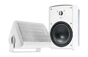 Active and Passive Pair of 4inch Waterproof Mountable Outdoor Bluetooth Speakers