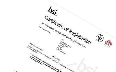 BSI - Certificate Of Registration